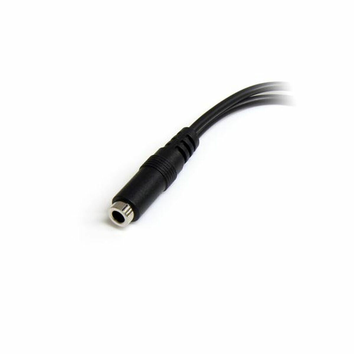 Audio Jack Adapter Startech MUYHSFMM             Black 0,13 m-2