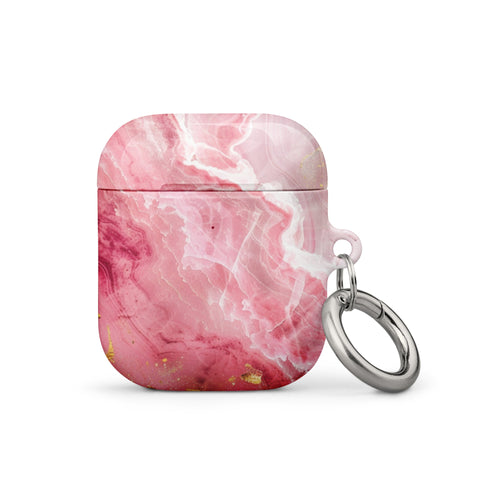 Pink Marble Case for AirPods-0